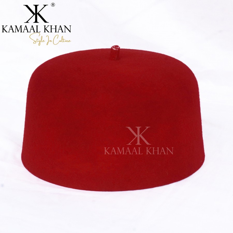 Morrocon / Turkish Style Fez Red Cap or Kufi TFC-37